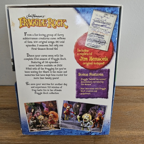 FRAGGLE ROCK Jim Henson Complete 1st Season Box Set - Picture 2 of 10